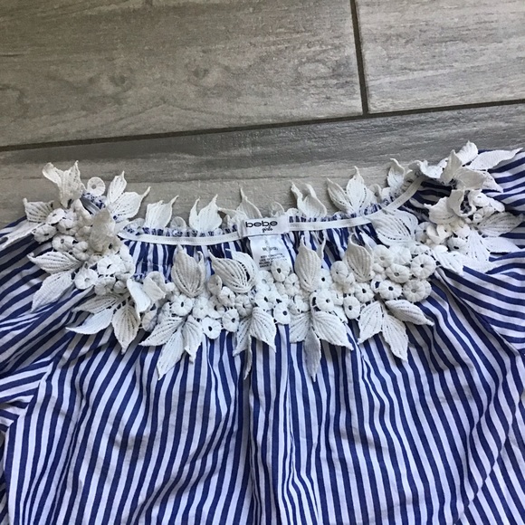 ♥️3x$20 - Bebe Girls Off-Shoulder Top - Picture 4 of 8